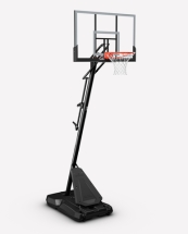 Баскетбольная стойка мобильная, акрил Spalding 54’ Gold Portable арт 6A1746CN