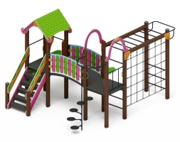 Детская игровая площадка Лукоморье ДИК 2.25.06-01 H=1200, фото 4