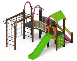 Детская игровая площадка Лукоморье ДИК 2.25.06-01 H=1200, фото 1