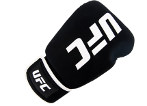 (UFC Перчатки для бокса и ММА черные/белые - REG)