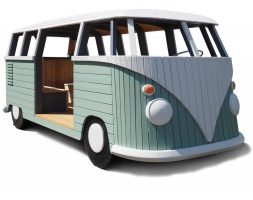 Игровая площадка Фургон мятный, фото 1