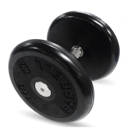 Гантель Barbell 14 кг классик с вращающейся ручкой хром, фото 1