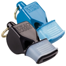 Свисток FOX 40 Classic CMG Цветной пластиковый на шнурке, без шарика с нагубником