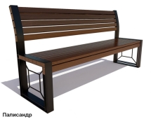 Скамейка уличная Бавария, Сосна 1,8 м Скамейка уличная Бавария, Сосна 1,8 м