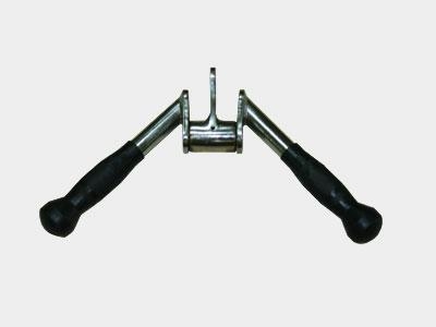 RHMA-07 Хват V-образный для бицепса (хром/полиуретан), фото 1