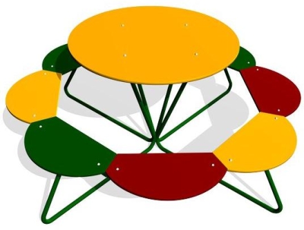 Детский столик Солнышко СП015 для игровой площадки, фото 1