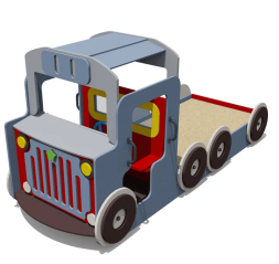 Игровой комплекс Грузовичок-песочница ВСТ 1125 для детской площадки, фото 1