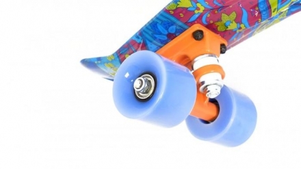 Скейт пластиковый 22х6&quot;-18, синий, фото 2