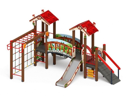 Детская игровая площадка В гостях у сказки ДИК 1.05.01-06.С H=900, фото 4