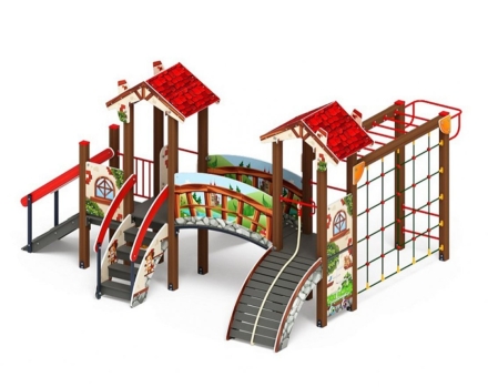 Детская игровая площадка В гостях у сказки ДИК 1.05.01-06.С H=900, фото 3