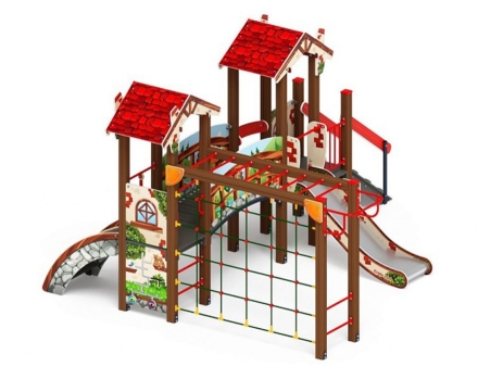 Детская игровая площадка В гостях у сказки ДИК 1.05.01-06.С H=900, фото 2