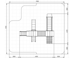 Детская игровая площадка В гостях у сказки ДИК 1.05.01-06.С H=900, фото 6