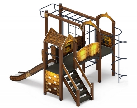 Детская игровая площадка Рада Эко ДИК 2.01.2.03-02 H=1200, фото 3