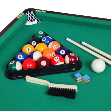 БИЛЬЯРДНЫЙ СТОЛ FORTUNA ПУЛ 4ФТ 9 В 1 С КОМПЛЕКТОМ АКСЕССУАРОВ, фото 3