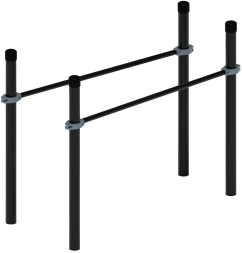 Воркаут ЛОВ 108 серый ВТ 102.09-03, фото 2