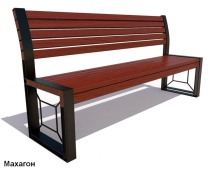 Скамейка уличная Бавария, Сосна 2 м Скамейка уличная Бавария, Сосна 2 м