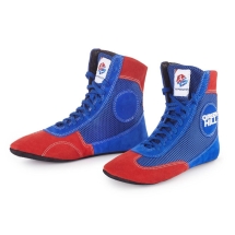 Борцовки самбо "GREEN HILL ЭКСПЕРТ", размер 43, красно-синий