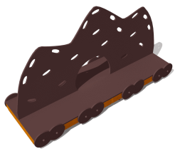 Игровой комплекс Вагон с углем ВСТ 1124 для детской площадки