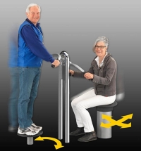 Твистер стоя и балансир сидя двойной  УТЭ-043П 