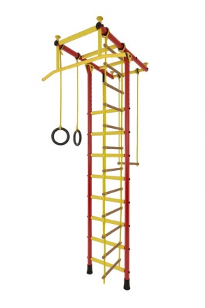 ДСК &quot;Лидер Т-03&quot; турник с широким хватом красно/жёлтый, фото 1