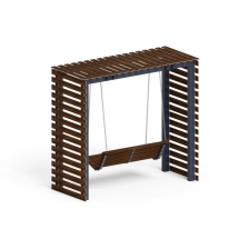 Пергола с диваном Гармония уюта-6 (без поликарбоната) Пергола с диваном Гармония уюта-6 (без поликарбоната)