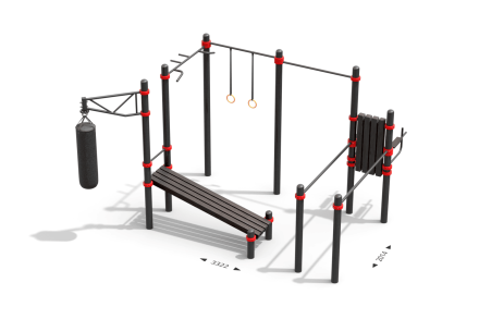 Воркаут площадка по проекту WP-037/20 &quot;Лесной Парк&quot;, фото 1