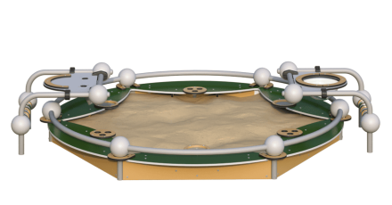 Песочница Romana 057.39.10 Песочная фабрика для детской площадки, фото 1