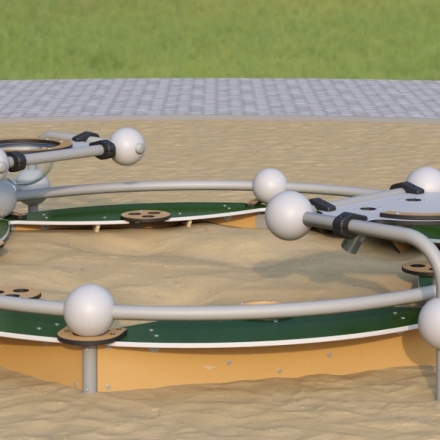 Песочница Romana 057.39.10 Песочная фабрика для детской площадки, фото 2