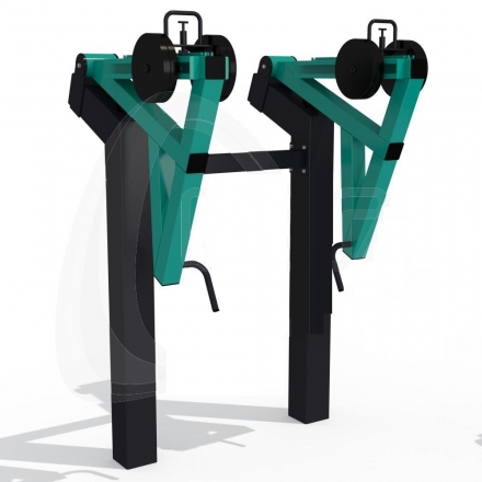 Тренажер с переменной нагрузкой "Тяга к груди стоя" ТР065.18, фото 1