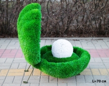 Топиари ракушка L=70 см - газон Eco Green