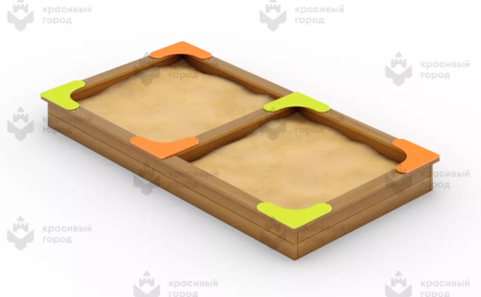 Песочница двойная, фото 1