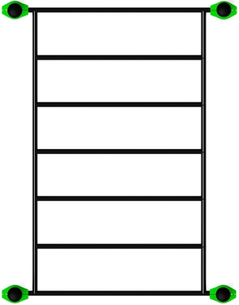 Воркаут ЛОВ 108 зеленый ВТ 102.07-02, фото 5