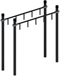 Воркаут ЛОВ 108 серый ВТ 102.10-03, фото 1