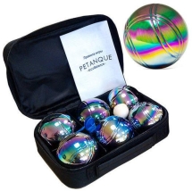 Спортивная игра "Петанк", 6 шаров, радужный