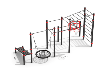 Воркаут площадка по проекту WP-041/20 &quot;Чёрная Нижняя&quot;, фото 1