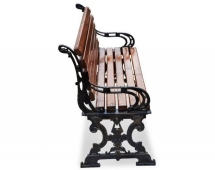 Скамейка чугунная Барокко 3,0 м (3 опоры)