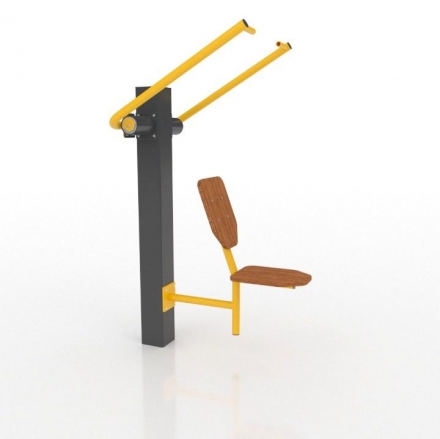 Тренажер «Тяга сверху», одинарный ТР048.01.18, фото 1