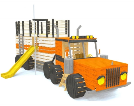 Игровой комплекс TORUDA WOOD Большой грузовик, фото 1
