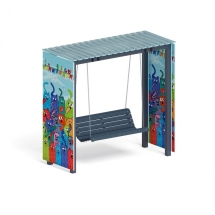 Пергола с диваном Коты в саду (с поликарбонатом) Пергола с диваном Коты в саду (с поликарбонатом)