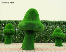 Топиари композиция грибы Сказочные (3шт) - Deluxe Green