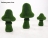 Топиари композиция грибы Сказочные (3шт) - Deluxe Green