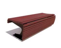 Банкетка Сквер, Лиственница 1,2 м, фото 3