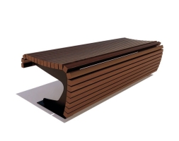 Банкетка Сквер, Лиственница 1,2 м, фото 5