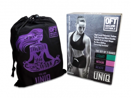 Набор из трех тканевых эспандеров UNIQ, фото 7