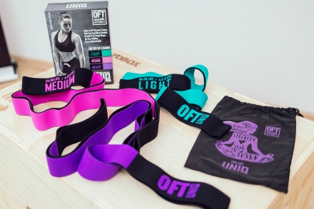 Набор из трех тканевых эспандеров UNIQ, фото 8