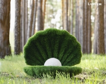 Топиари ракушка L=135 см - газон Eco Green