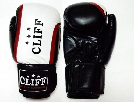 Перчатки бокс DRAGON (FLEX) 12 oz черные, фото 1