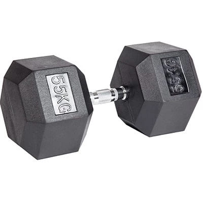 Гантель неразборная гексагональная 55 кг, фото 1
