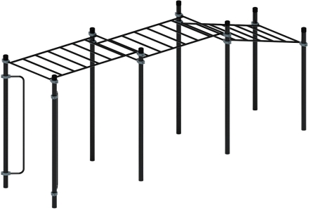 Воркаут ЛОВ 108 серый ВТ 102.11-03, фото 1