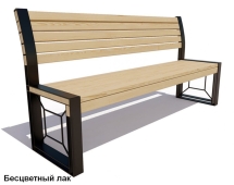 Скамейка уличная Бавария, Лиственница 1,2 м Скамейка уличная Бавария, Лиственница 1,2 м